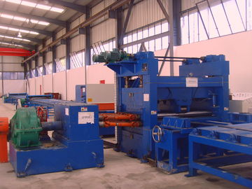 37kw scrape edge slitting and Taper Cutting Machine , cut to length line for light pole