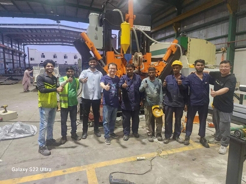 Latest company news about CMC 머신리 (CMC Machinery) 는 UAE에서 우수한 성과를 거두며 스톨 셔트 웰딩 기계를 설치하고 가동했습니다.
