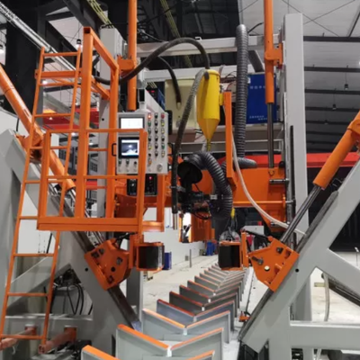 HM2500/14000 14m CNC 자동 가로등 기둥 심 마감 용접기 최대 2500mm 직경