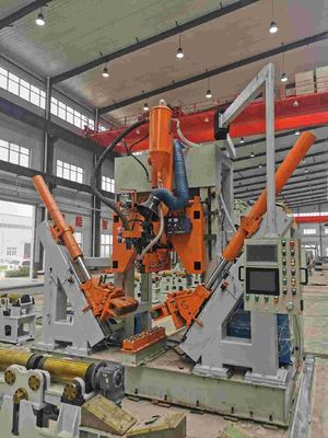 CNC 5G 폴 셔트 웰딩 머신 HM800/14000 14m 길이 다각형 디자인