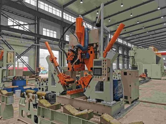CNC 5G 폴 셔트 웰딩 머신 HM800/14000 14m 길이 다각형 디자인
