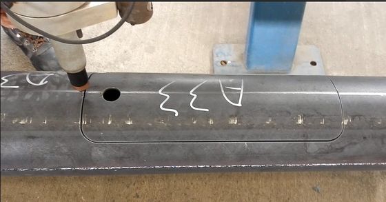 2500mm 라이트 폴 머신, CNC 플라즈마 라이트 폴 도어 절단 머신
